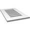 Ekena Millwork Vertical Surface Mount PVC Gable Vent: Functional, w/ 3-1/2"W x 1"P Standard Frame, 16"W x 26"H GVPVE16X2601SF - alternate 5